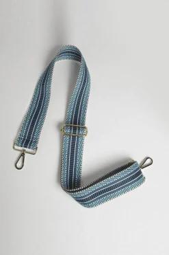 'Verona' Crossbody Tassel Bag with Aztec Strap