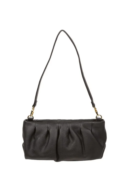 'Victoria' Nappa Leather Grab Clutch Bag