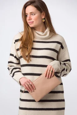 'Wilmslow' Nappa Leather Clutch Bag