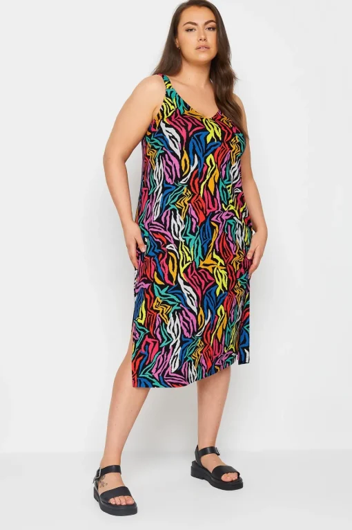 Zebra Print Beach Dress