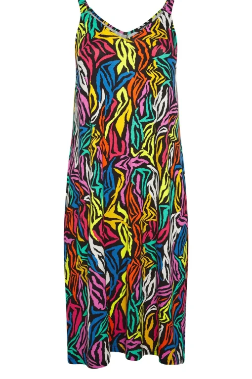 Zebra Print Beach Dress