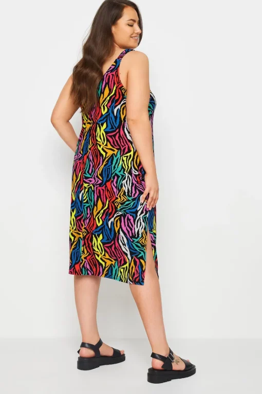 Zebra Print Beach Dress