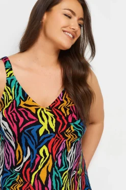 Zebra Print Beach Dress