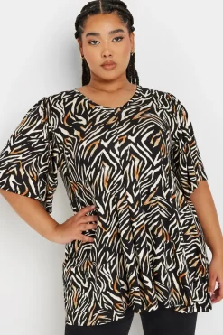 Zebra Print Swing Top