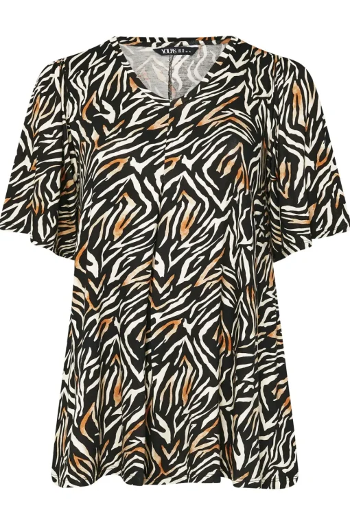Zebra Print Swing Top