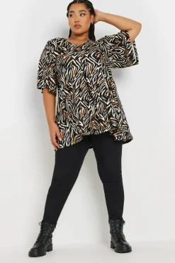 Zebra Print Swing Top