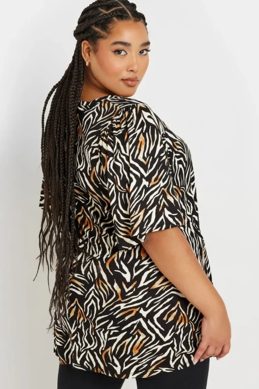 Zebra Print Swing Top