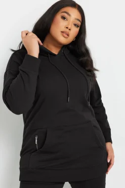 Zip Detail Hoodie